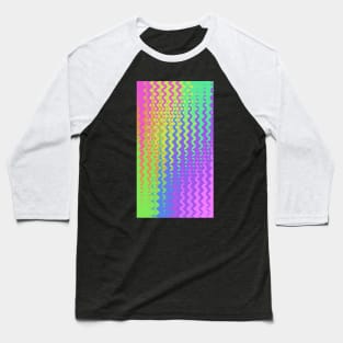 Rainbow Wiggle Worm Baseball T-Shirt